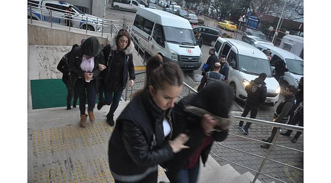 'Call center' operasyonunda 9 kişi adliyeye sevk edildi