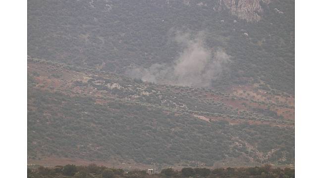 Afrin'deki PKKPYD hedeflerine 2 top atışı yapıldı