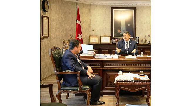 Ahat Deliorman'dan Başkan'a ziyaret