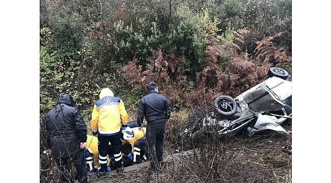 Alaplı-Akçakoca yolunda trafik kazası: 2 yaralı