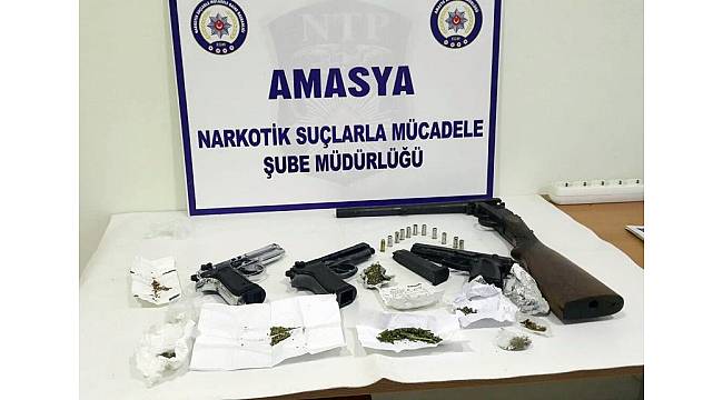 Amasya merkezli uyuşturucu operasyonunda 10 tutuklama