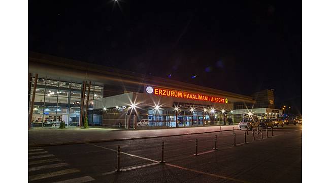 Aralık ayında Erzurum Havalimanı'nda 126 bin 320 yolcuya hizmet verildi