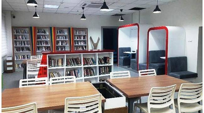 Aydın'da beş yıldızlı otel konforunda kütüphane