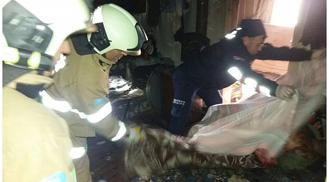 Balıkesir'de yangın: 1 ölü, bir yaralı