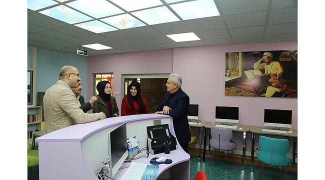 Başkan Başsoy'dan Binali Yıldırım Kız Anadolu İmam Hatip Lisesi'ne Ziyaret