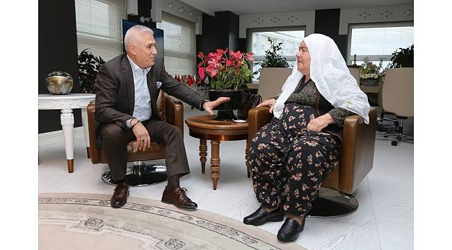 Başkan Bozbey Saime teyzenin isteğini yerine getirdi