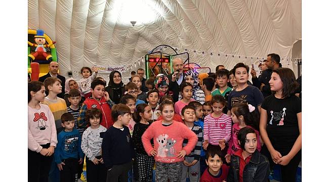 Başkan Kafaoğlu çocukların mutluluğuna ortak oldu