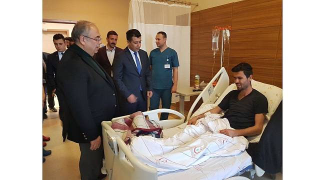 Başkan Kutlu&#39;dan hastalara ziyaret