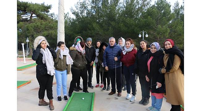 Başkan Remzi Aydın, Antalya'daki kış kampını ziyaret etti
