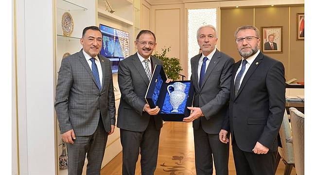 Başkan Saraçoğlu'ndan Bakan Öshaseki'ye teşekkür ziyareti