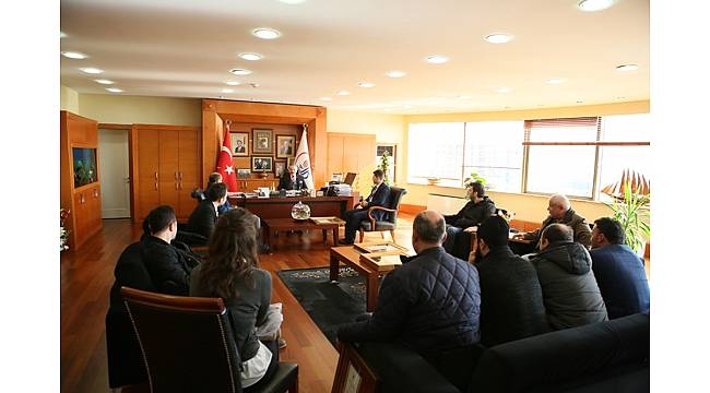 Bayrampaşalı gazilerden Başkan Aydıner'e ziyaret