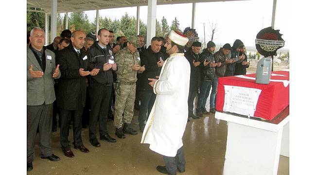 Bodrum'da hayatını kaybeden polis Araban'da defnedildi