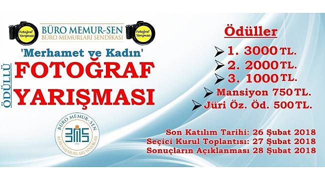 Büro Memur-Sen'den Kadınlar Günü fotoğraf yarışması
