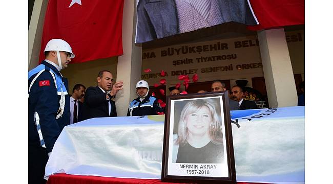 Büyükşehir Belediyesi 'Nermin Ablası'na veda etti