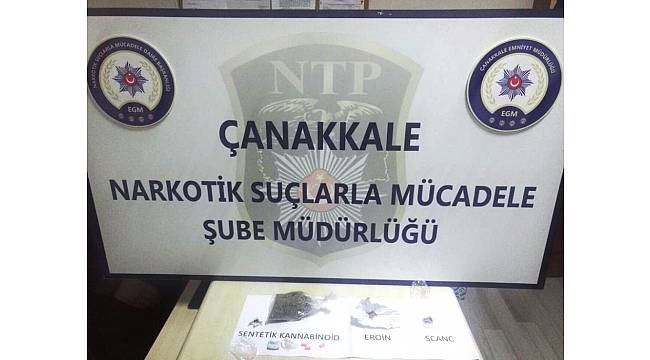 Çanakkale'de uyuşturucu operasyonu
