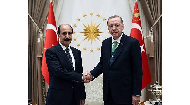Cumhurbaşkanı Erdoğan, Ürdün Büyükelçisi İsmail İssa Rifaie'ni kabul etti