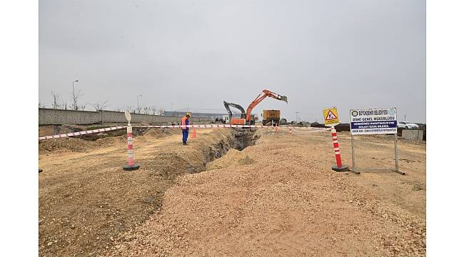 DİSKİ 22 kilometre kanalizasyon şebekesi döşüyor