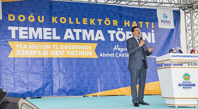 Doğu Kollektör hattı temel atma töreni gerçekleştirildi