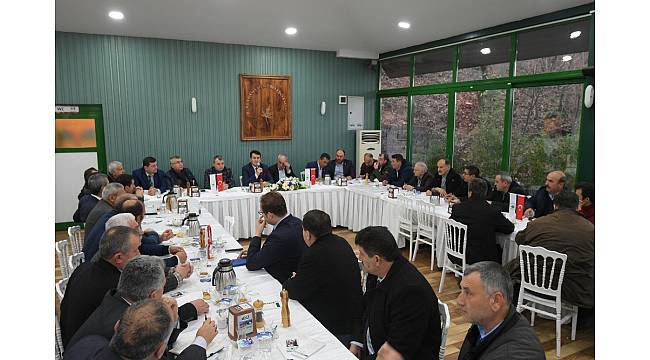 Dündar muhtarlarla buluştu