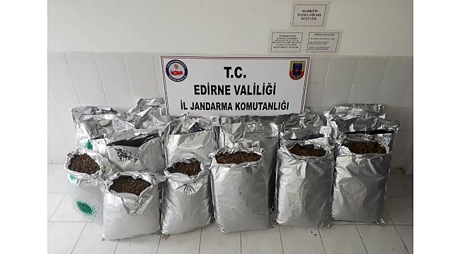 Edirne'de 'milyonluk' uyuşturucu operasyonu
