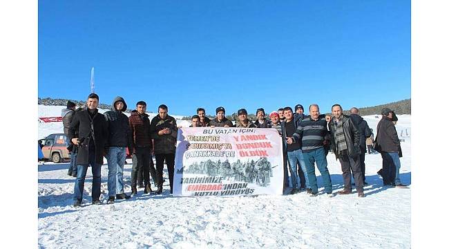 Emirdağ heyeti "Sarıkamış Şehitleri" için yürüdü