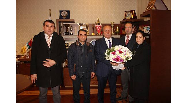 Engelliler Derneği'nden Arslan'a teşekkür ziyareti