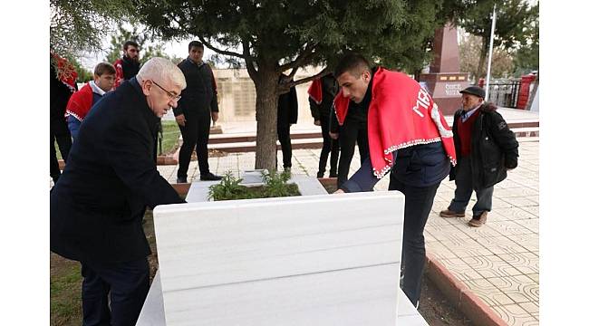 Ergeneli askerler önce şehitliğe sonra kışlaya gitti