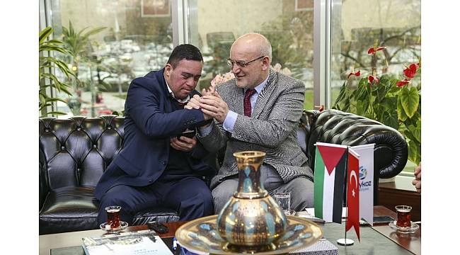Filistinli down sendromlu Muhammed El Tavil Beykoz'da