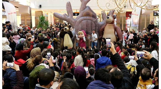 Gaziantepli çocukların Maşa ile Kocaayı'ya yoğun ilgisi