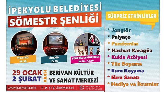 İpekyolu'nda sömestr şenliği