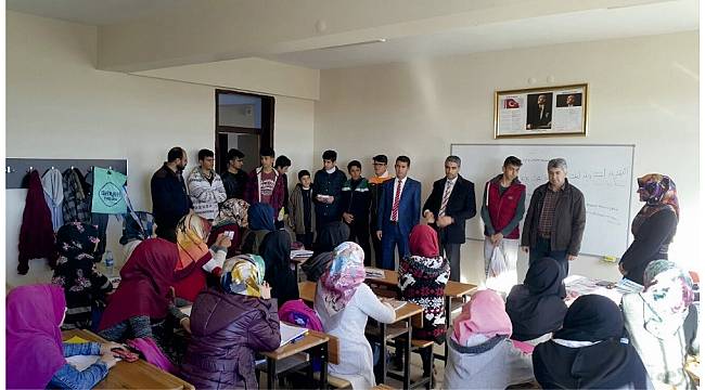 Kahta İmam Hatip Lisesi kardeş okuluyla bir araya geldi