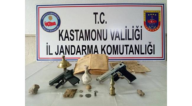 Kastamonu&#39;da tarihi eser operasyonu