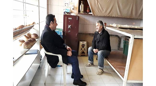 Kaymakam Özerden, esnafın sorunlarını dinledi
