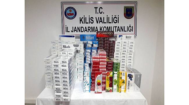 Kilis'te kaçak sigara operasyonu