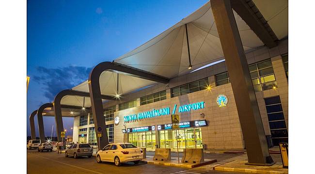Konya Havalimanında Aralık'ta 93 bin 412 yolcuya hizmet verildi