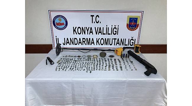 Konya'da 314 parça tarihi eser ele geçirildi