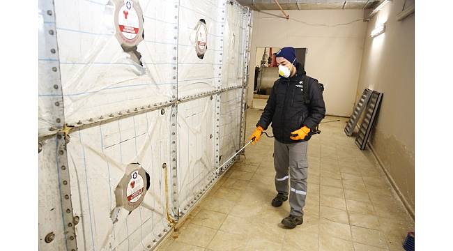 Küçükçekmece Belediyesinden okullarda dezenfekte çalışması