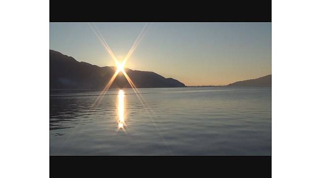 Marmaris'te kartpostallık gün doğumu