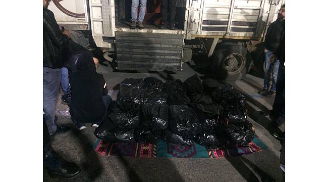 Mersin'de 164.5 kilo esrar ele geçirildi