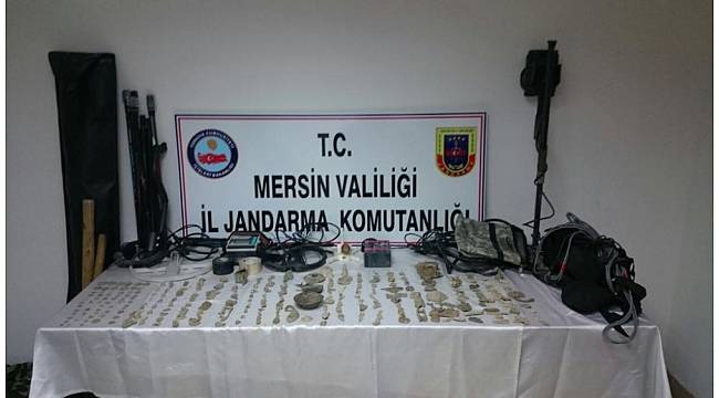 Mersin'de tarihi eser operasyonu