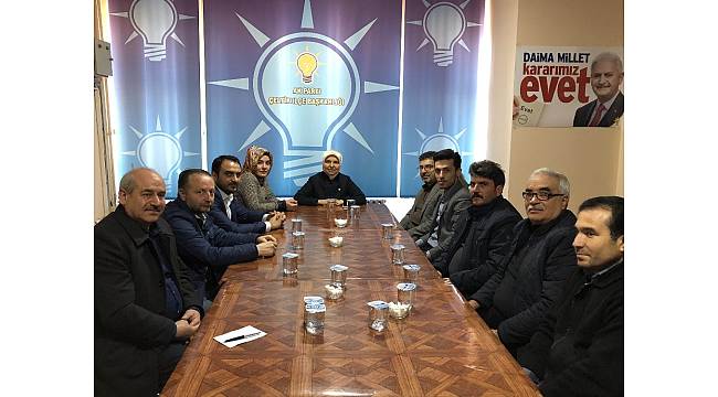 Milletvekili Erdoğan'dan ilçe teşkilatlarına teşekkür