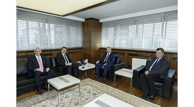 Milli Eğitim Bakan Yardımcısı Orhan Erdem Başkan Çelik'i ziyaret etti
