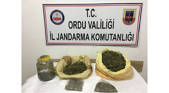 Ordu'da uyuşturucu imal eden 1 kişi yakalandı
