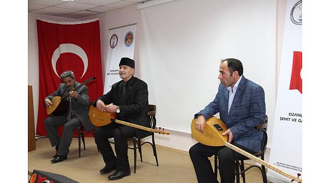 Ozanlardan şehit ve gazilerimize vefa projesi