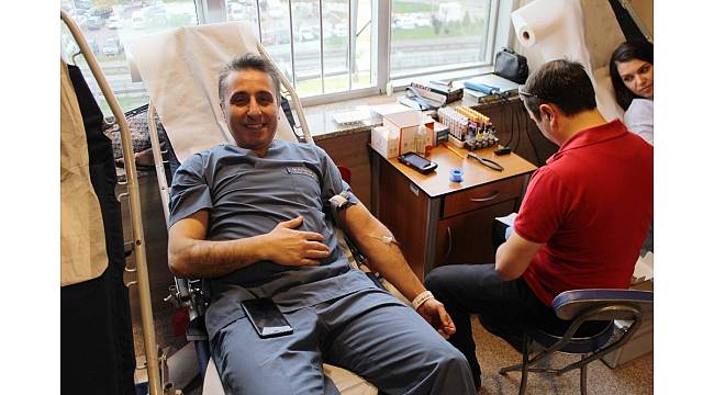 Özel İmperial Hastanesi'nden örnek kan bağışı kampanyası