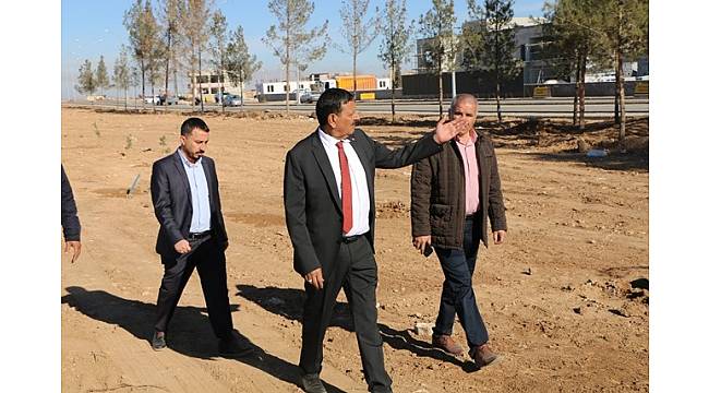 Özyavuz Harran'da yürütülen çalışmaları denetledi