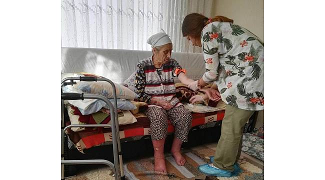 Pınarhisar'da evde sağlık hizmeti çalışmaları