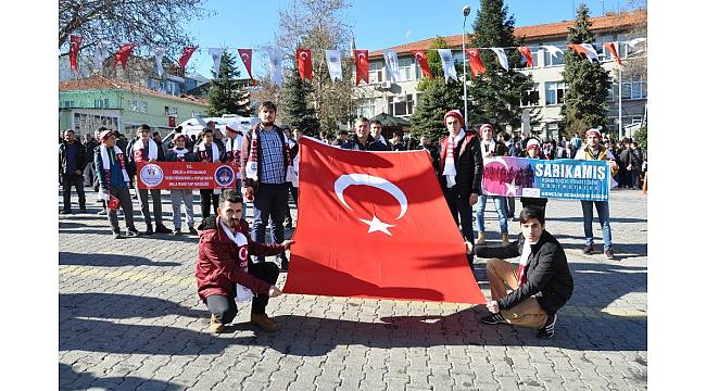 Simavlı gençler Sarıkamış şehitlerini unutmadı
