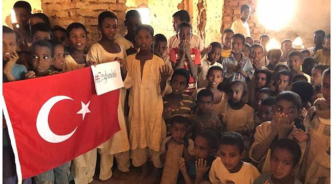 Sudanlı öğrencilerden, Türk askerine dua