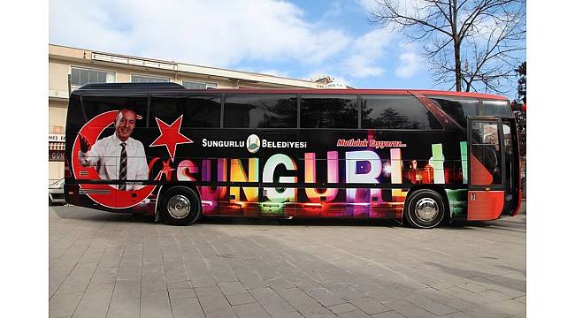 Sungurlu Belediyesi otobüs aldı